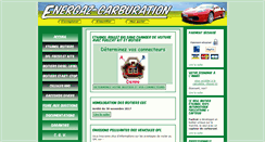 Desktop Screenshot of energaz-carburation.fr